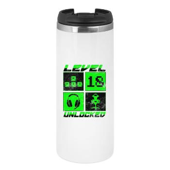 level 18 unlocked - Thermobecher - Weiß - Vorne