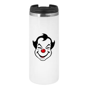 Cheerful Clown Face Carnival Carnival Carnival - Thermal Cup - white - Front
