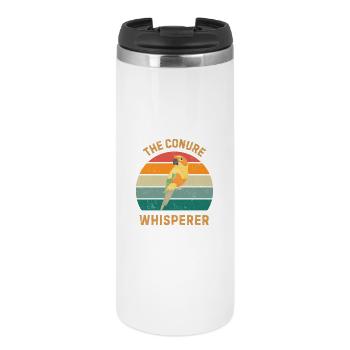 Conure Whisperer - Funny Parrot Lover & Bird Owner - Thermal Cup - white - Front
