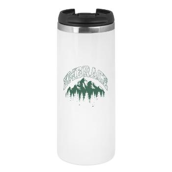 Embrace Adventure Mountain Logo - Thermal Cup - white - Front