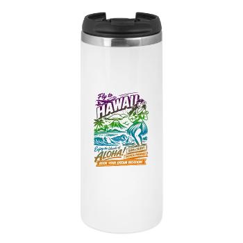 Affiche du voyage de rêve à Hawaï des années 50 - Mug isotherme - blanc - Devant