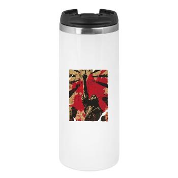 Standing Fist Protest - Thermal Cup - white - Front