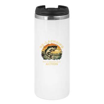 up05_Relaxing_sunset_round - Mug isotherme - blanc - Devant