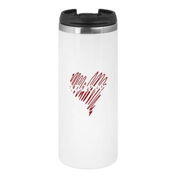 J’aime Andorre, cœur d’Andorre - Mug isotherme - blanc - Devant