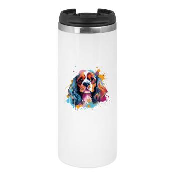 Cavalier King Charles Spaniel Chien Coloré - Mug isotherme - blanc - Devant
