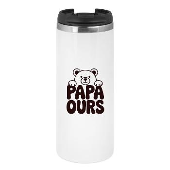 Papa Bear süßer Vatertag - Thermobecher - Weiß - Vorne