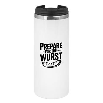 Prepare For The Wurst - Thermal Cup - white - Front