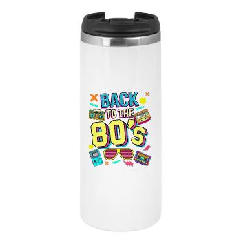80s Neon Revival - Thermal Cup - white - Front