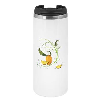 Mango, Obst - Thermobecher - Weiß - Vorne