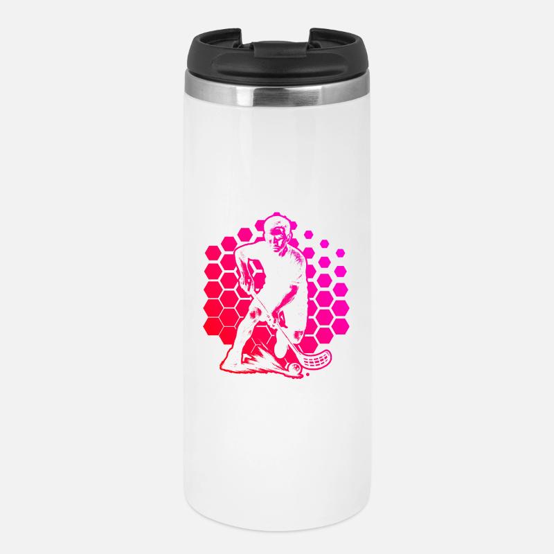 Conception compacte de floorball pour floorball - Mug isotherme - blanc
