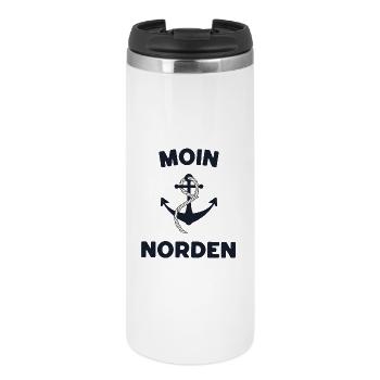 Moin Norden – Maritime Anchor Design - Thermal Cup - white - Front