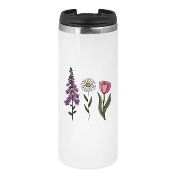Foxglove Daisy Tulip III - Thermal Cup - white - Front