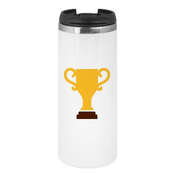 Pokal - Thermobecher - Weiß - Vorne