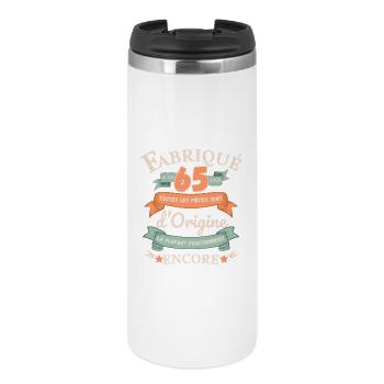 Fabriqué Il Y A 65 Ans Pièces d’Origine - Mug isotherme - blanc - Devant