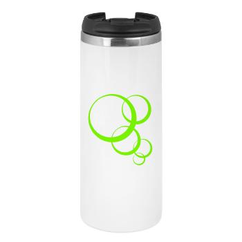Bubbles - Thermal Cup - white - Front