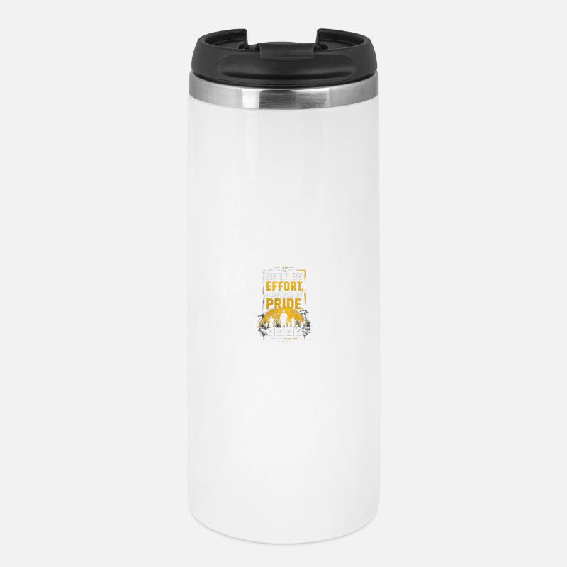 Built by Effort, Powered by Pride labord day - Mug isotherme - blanc