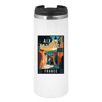 Explore Charming Aix-en-Provence in France - Thermal Cup - white - Front