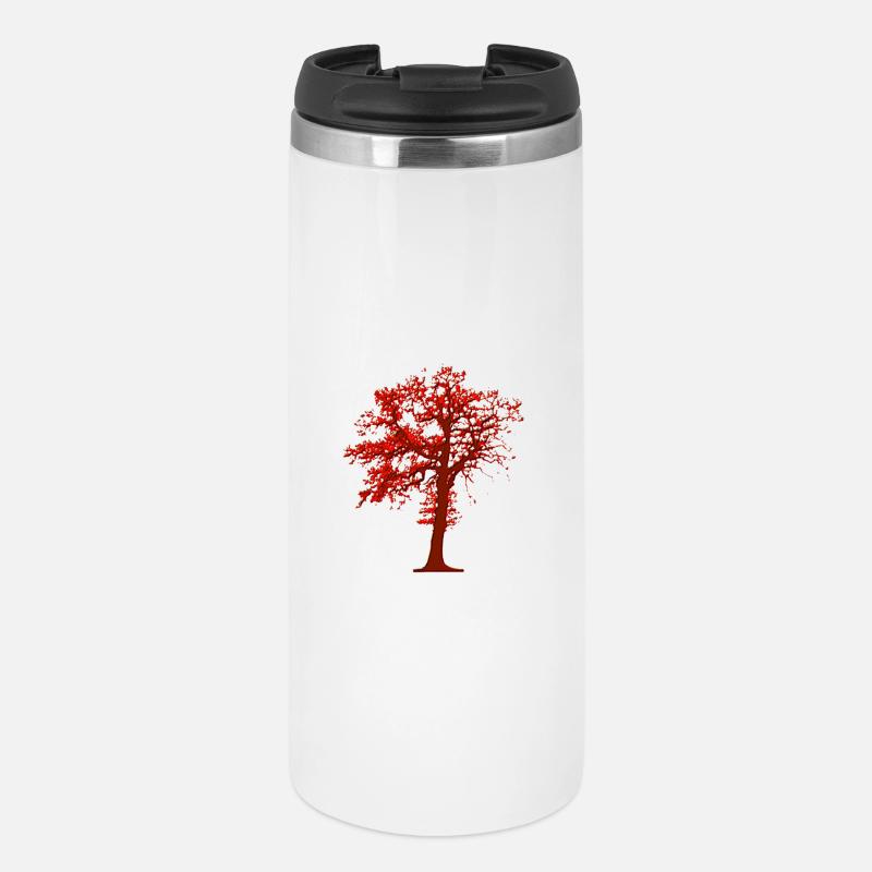  Tree Illustration - Thermal Cup - white