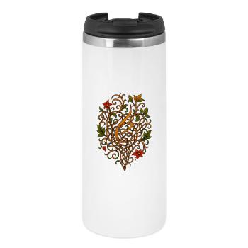 Elanmi Ornament - Thermobecher - Weiß - Vorne