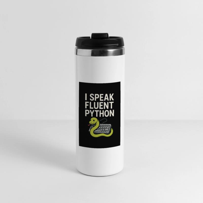 Python-Codierungsschlange Thermobecher