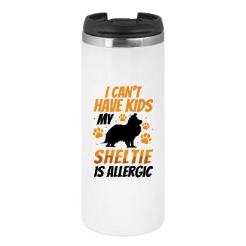 Sheltie No Children Chien de berger Shetland - Mug isotherme - blanc - Devant