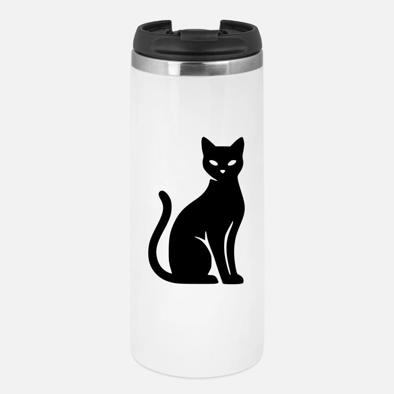 chat - Mug isotherme - blanc
