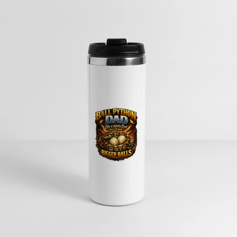 Ball Python Dad Größere Eier Königspython Besitzer Thermobecher