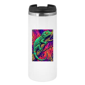 Gecko - Thermobecher - Weiß - Vorne