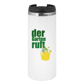 der garten ruft - Thermobecher - Weiß - Vorne
