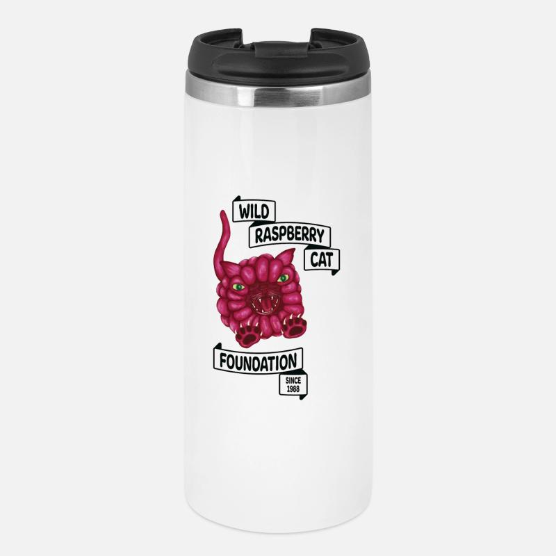 Raspberry die Katze - Thermobecher - Weiß