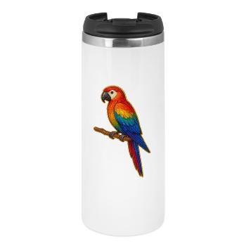 Colorful Parrot Patchwork - Thermal Cup - white - Front