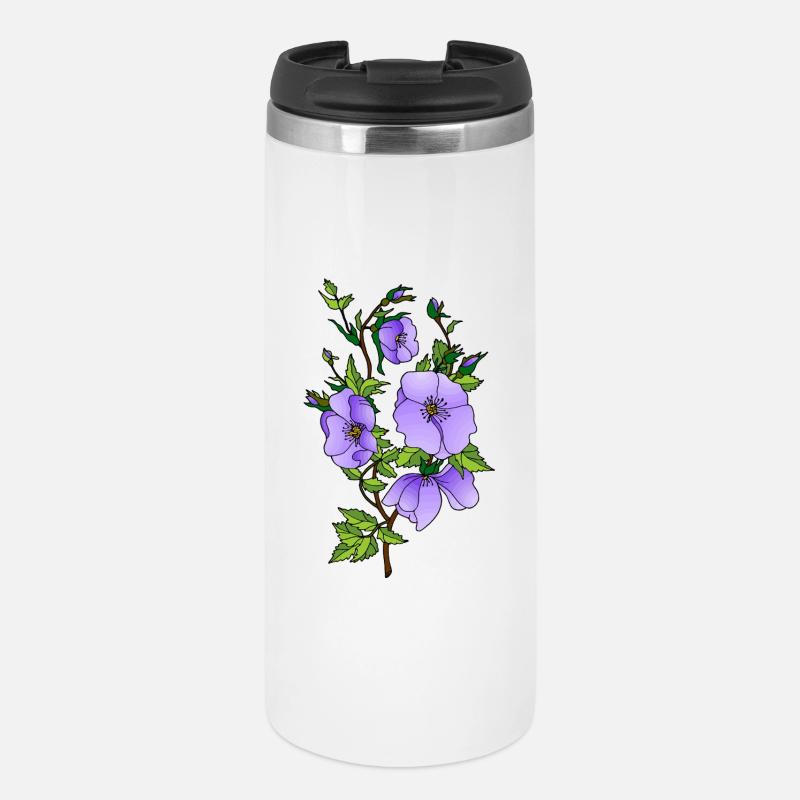 Fiori - Tazza termica - bianco