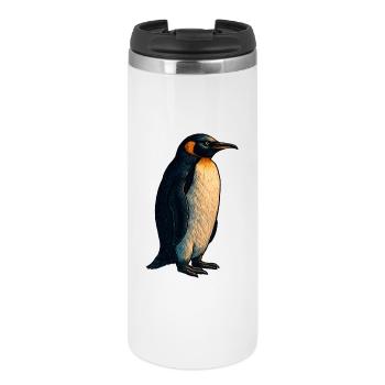 Penguin illustration with warm contrast - Thermal Cup - white - Front