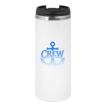 Anchor Crew Nautical Emblem - Thermal Cup - white - Front