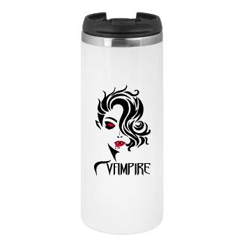 Vampire in the feminine - Thermal Cup - white - Front