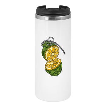 Tarnung einer Orange - Thermobecher - Weiß - Vorne