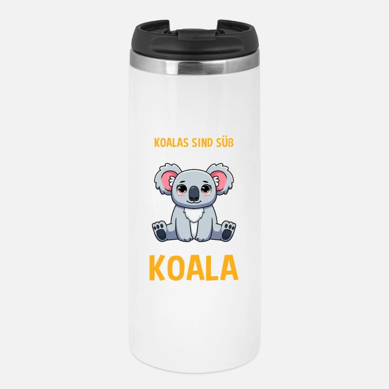 Koalas Are Cute I Am Cute Therefore I Am A Koala - Thermal Cup - white