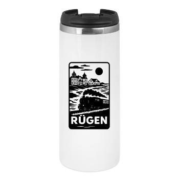Rügen Island Holiday Recreation - Thermal Cup - white - Front