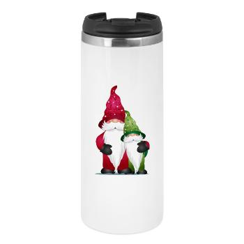little cute imp friends for christmas - Thermal Cup - white - Front