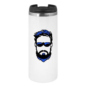 Beard Wearer Masculinity Beard Goat's Beard - Thermal Cup - white - Front