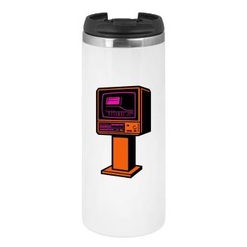 Rétro Future TV - Mug isotherme - blanc - Devant