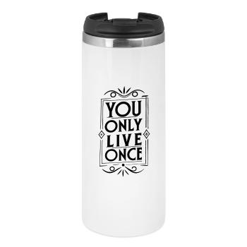 you only live once - Thermal Cup - white - Front