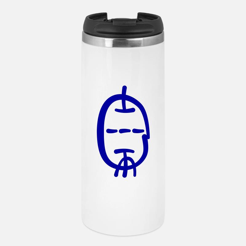 Calligraphic Style Triode - Thermal Cup - white