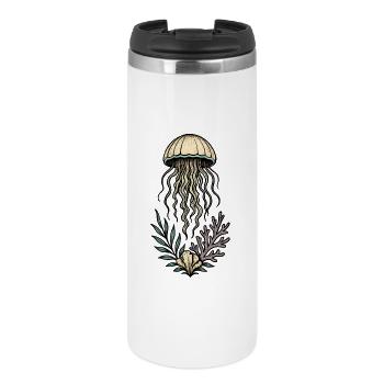 Deep Sea Jellyfish & Coral Art - Thermal Cup - white - Front