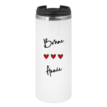 BONNE ANNEE. SAINT SYLVESTRE. MEILLEURS VOEUX - Mug isotherme - blanc - Devant