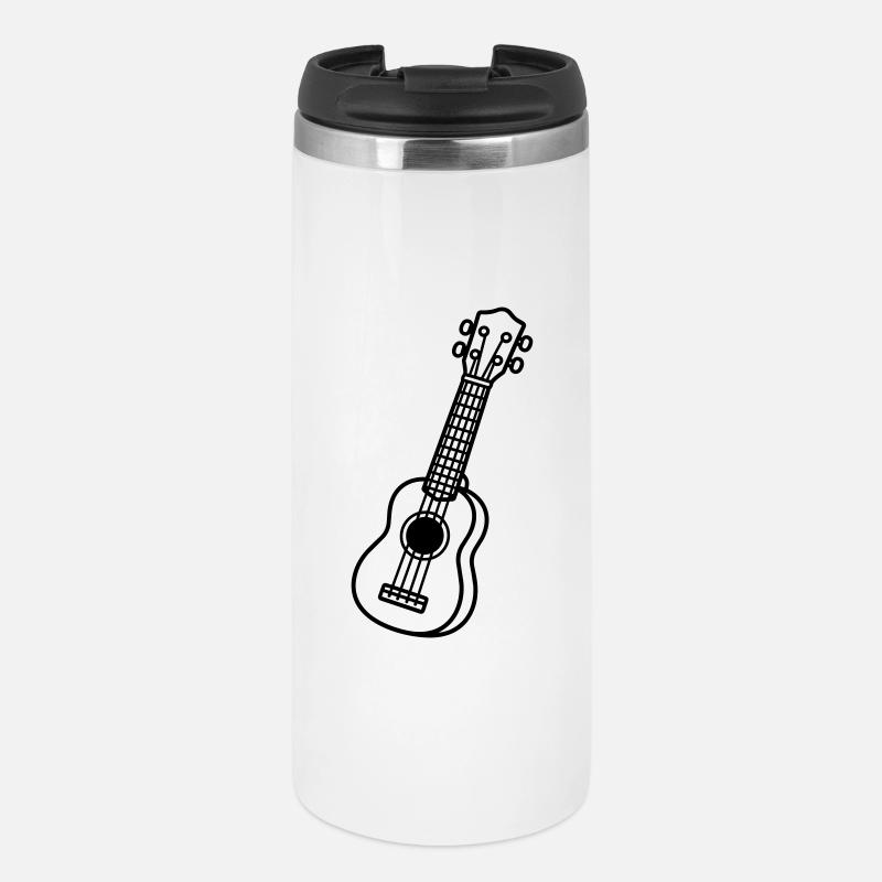 Ukulélé - Mug isotherme - blanc