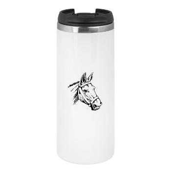 animal head  - Thermal Cup - white - Front