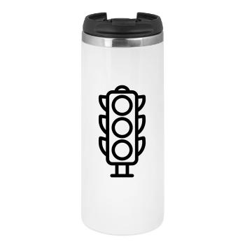 feu  - Mug isotherme - blanc - Devant