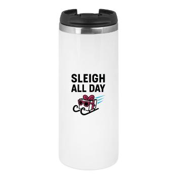 Sleigh All Day. - Thermal Cup - white - Front