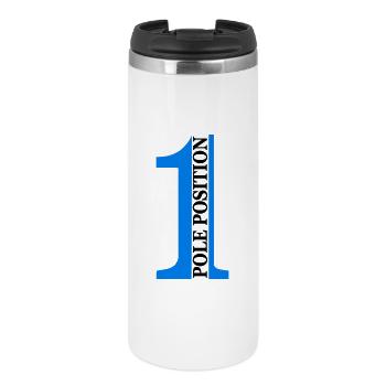 Pole position - Mug isotherme - blanc - Devant
